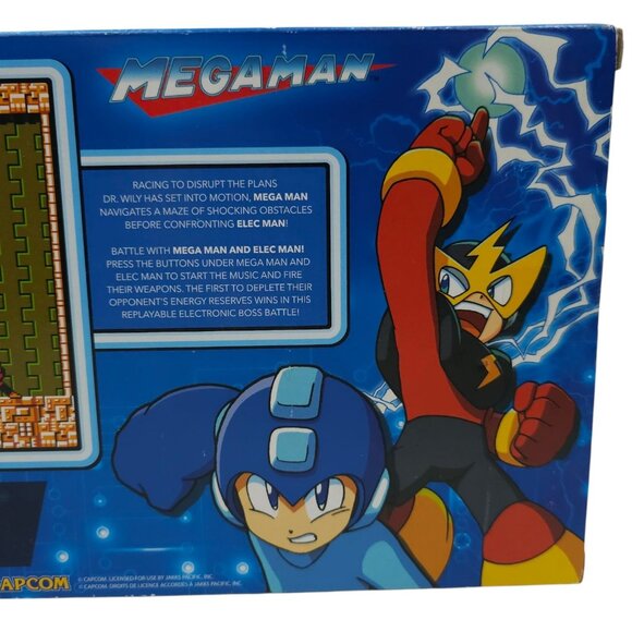 Jakks Pacific Mega Man VS Elec Man Electronic Boss Battle Sounds Music 8 Bit NEW - Picture 13 of 16